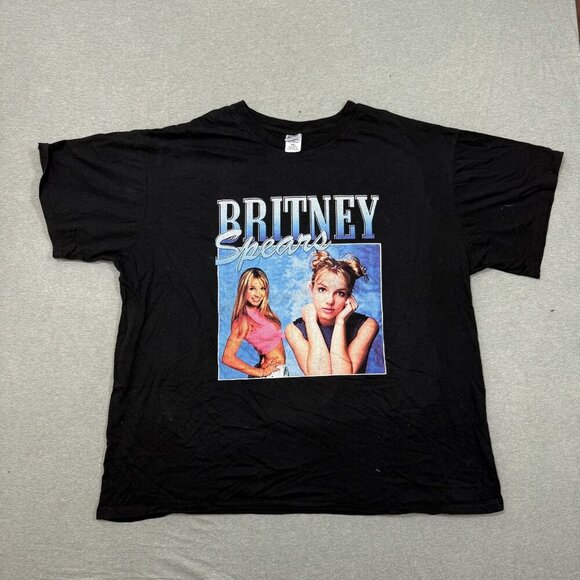 Gildan Other - Britney Spears Graphic Black Tee Size 2XL
